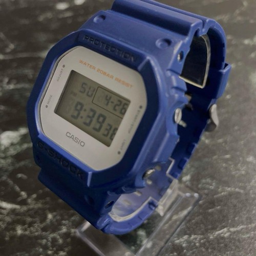 Casio shock 5600m - dw-5600m, blue