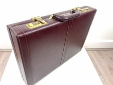 Vintage Burgundy Leather