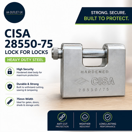 Cisa 2855075 lock steel anti - cisa,