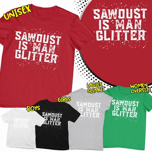 Sawdust man glitter unique - is,