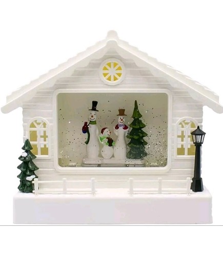 New led snowman house - new,