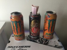 3 monster energy drink secret stash cans