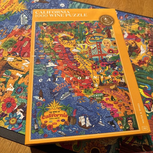 California 1000 piece wine - california,