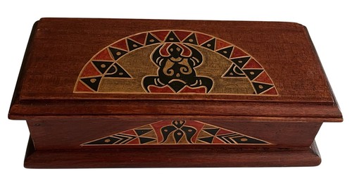 Hand painted folk art wooden - hand-painted,