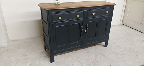 Ercol sideboard matt black - ercol, in