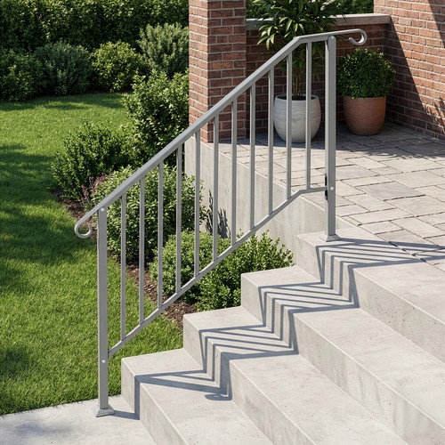 Iron handrail for steps - iron,