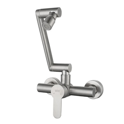 Stainless steel foldable basin - steel,