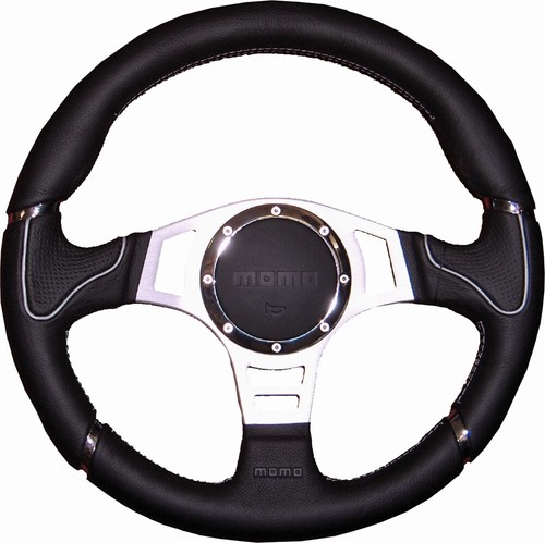 Momo leather sports steering - leather,