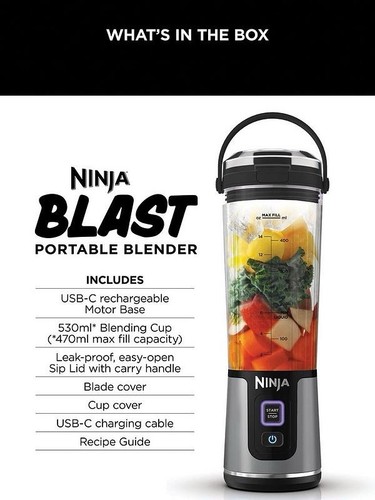 Ninja blast portable blender - portable,