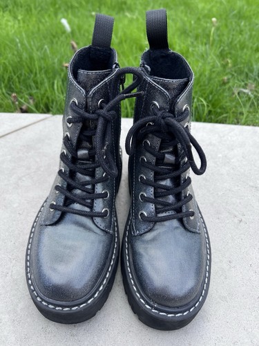 Girls combat boots black - girls,