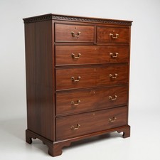 Antique Mahogany Tallboy Chest