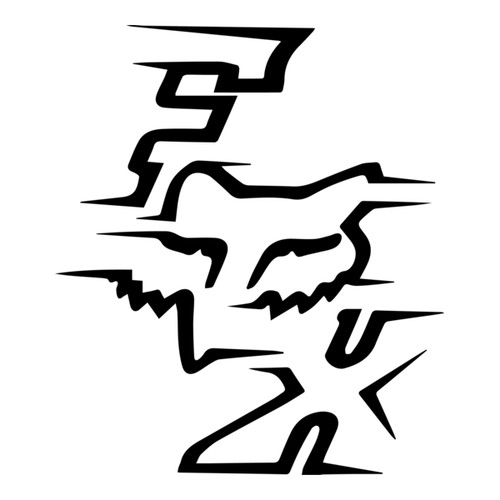 Fox racing decals car - 2,