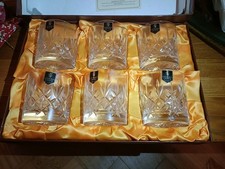 EDINBURGH CRYSTAL set of 6 x