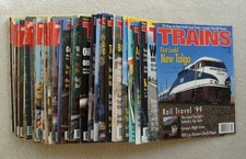 Vintage "TRAINS" magazine, 40+