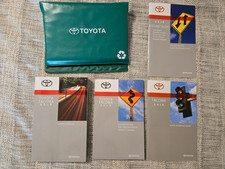 2018 TOYOTA TACOMA WITH NAVIGATION OWNER MANUAL BOOKS SET WITH CASE OEM