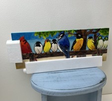 Ceramic Rectangular Birds Art