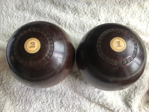 Pair vintage wooden lawn - pair, of