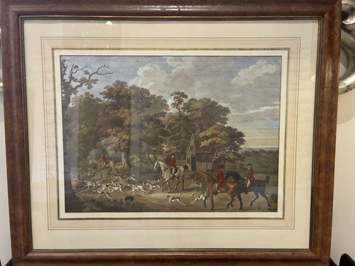 Fox hunting english - english, antique