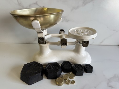 Vintage kitchen scales with - scales,