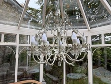 Chandelier Leaf Styled Ceiling Candle 8 Light