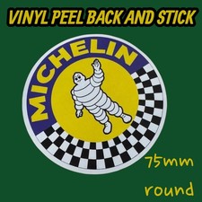 Michelin Man Championship Rally Classic Vinyl Sticker Win Tyres Sports Car GB Uk