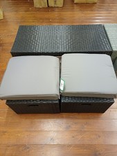 Rattan Coffee Table, Stools