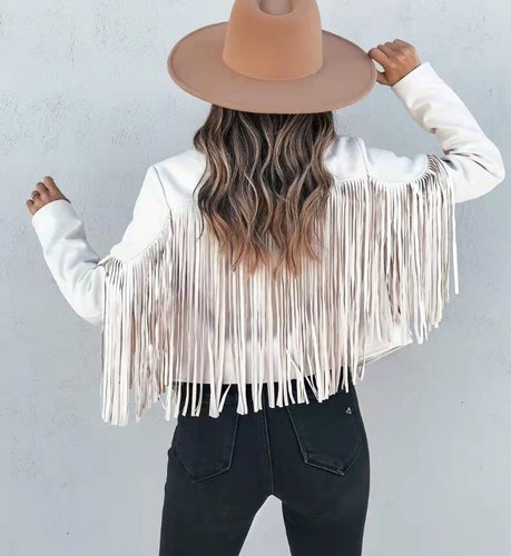 Ladies tassel long sleeve - tassel, faux