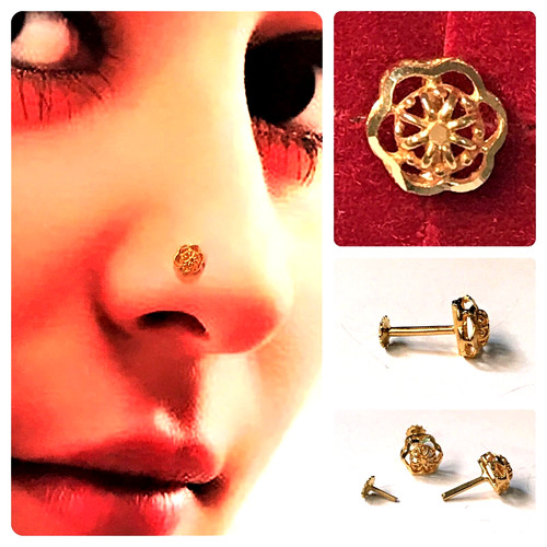 Stunning nose stud - stud, in