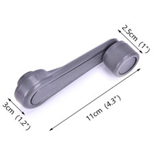1 x Car Window Winder Crank Handles - Universal - black