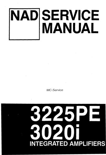 Nad 3020 3225 pe service - 3020,