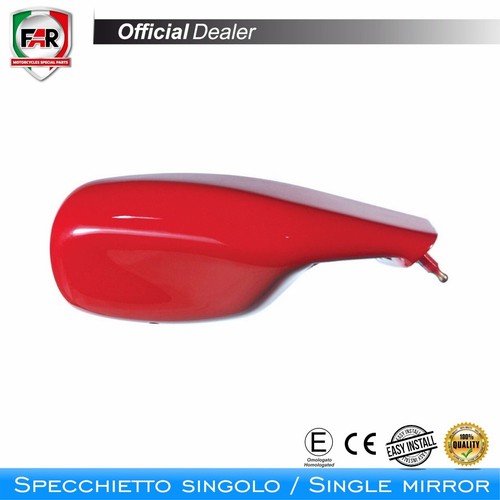 Left approved mirror red - left, for