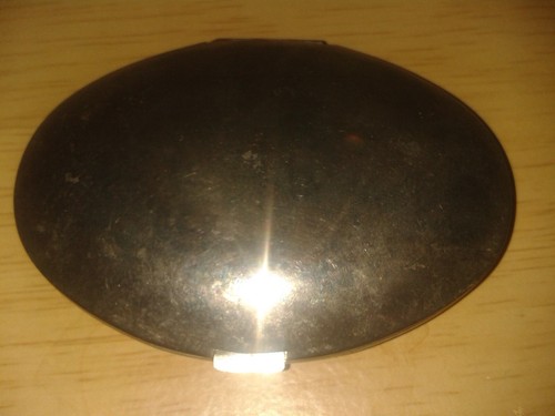 Vintage silver tone metal