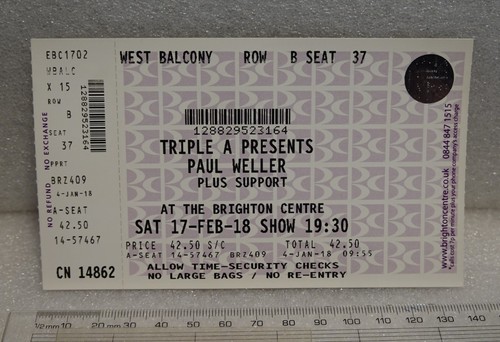 Paul weller unused gig - -,