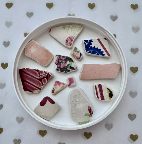 Scottish sea pottery shards - scottish,