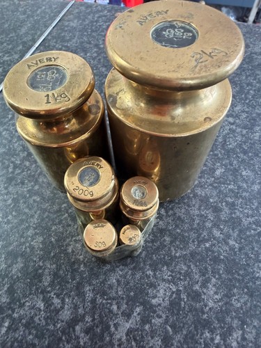 Avery brass weights