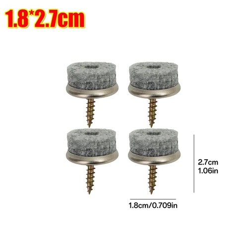 Screw felt pads chair leg - felt,