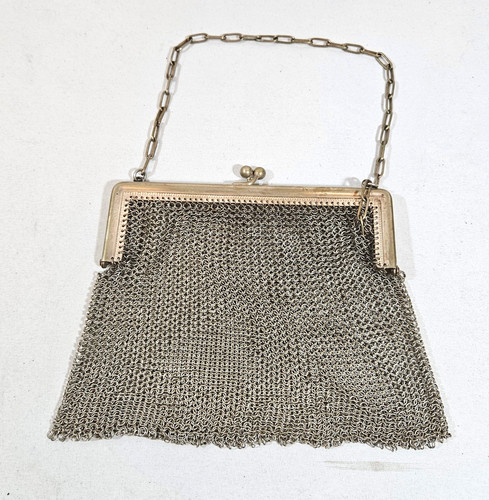 Antique german silver mesh - antique,
