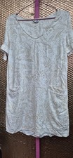 Tu Size 8 Beige Leaf Print