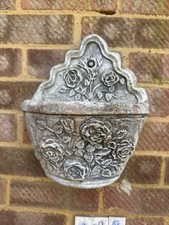 Vintage Stone Rose Wall