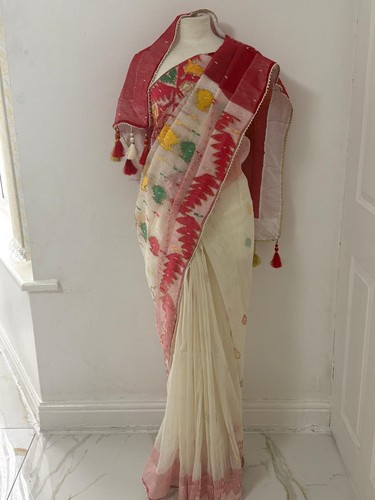 Pure dhakai jamdani all body - pure, jamdani,all