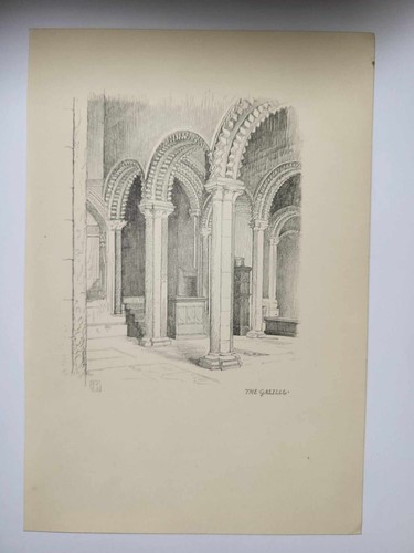 Antique pencil drawing - antique,