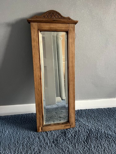 Antique pine mirror for - antique, wall