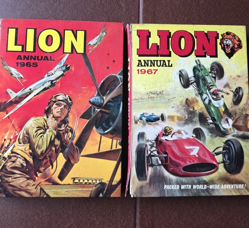 Vintage lion annuals - 1965, and