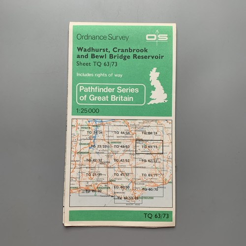 Map vintage pathfinder - map,