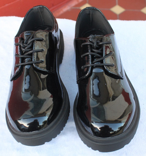 Next girls black patent lace - girls,