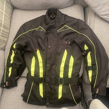 Original Gear x Motorcycle Jacket Size S Men's Black And Yellow