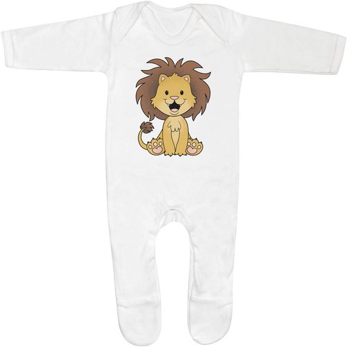 Cute lion baby sleepsuit - baby, /