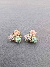 Vintage Gold Tone Pastel