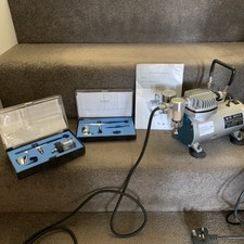 Mini Air compressor AS18-1 With Two Air Brushes