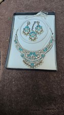 Turquoise and silver stone - turquoise,